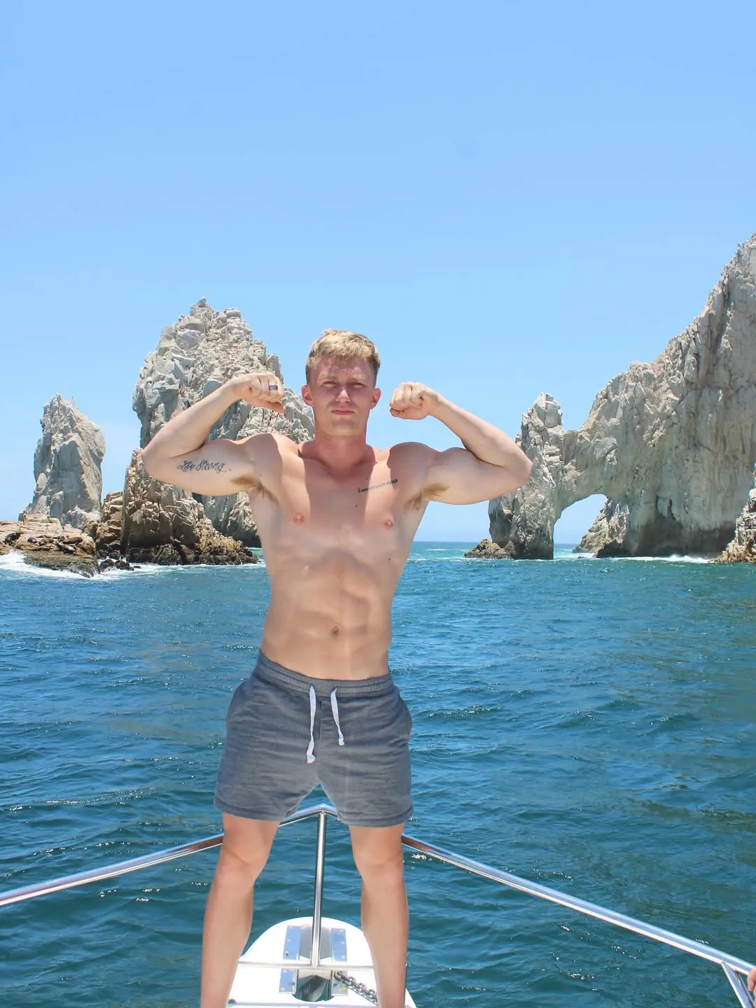Blossom creator on a boat