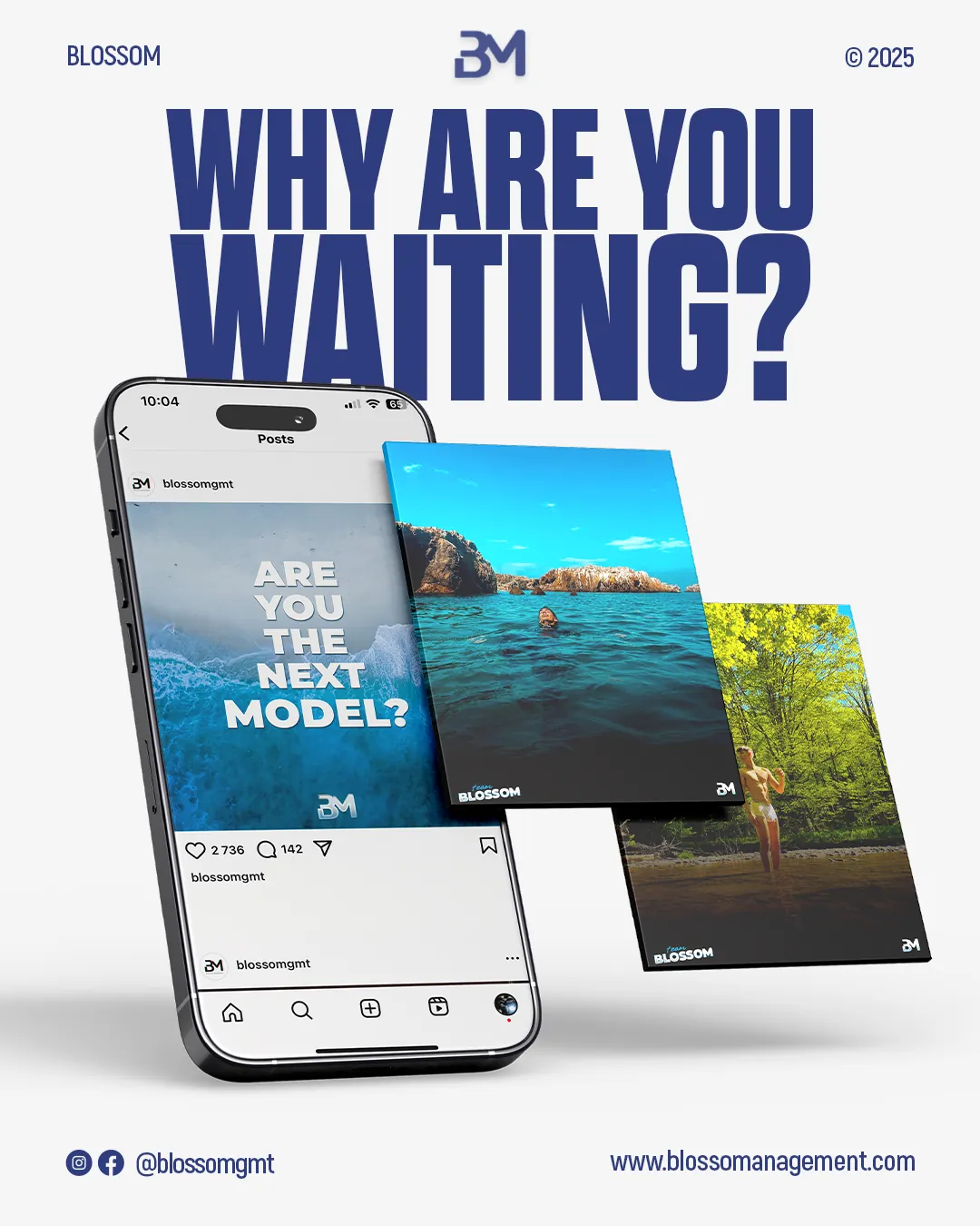 Why are you waiting? Are you the next model?